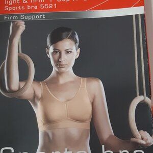 Anita  Sports Bra Active  5521 Size 34A  Light & Firm       Skin Color